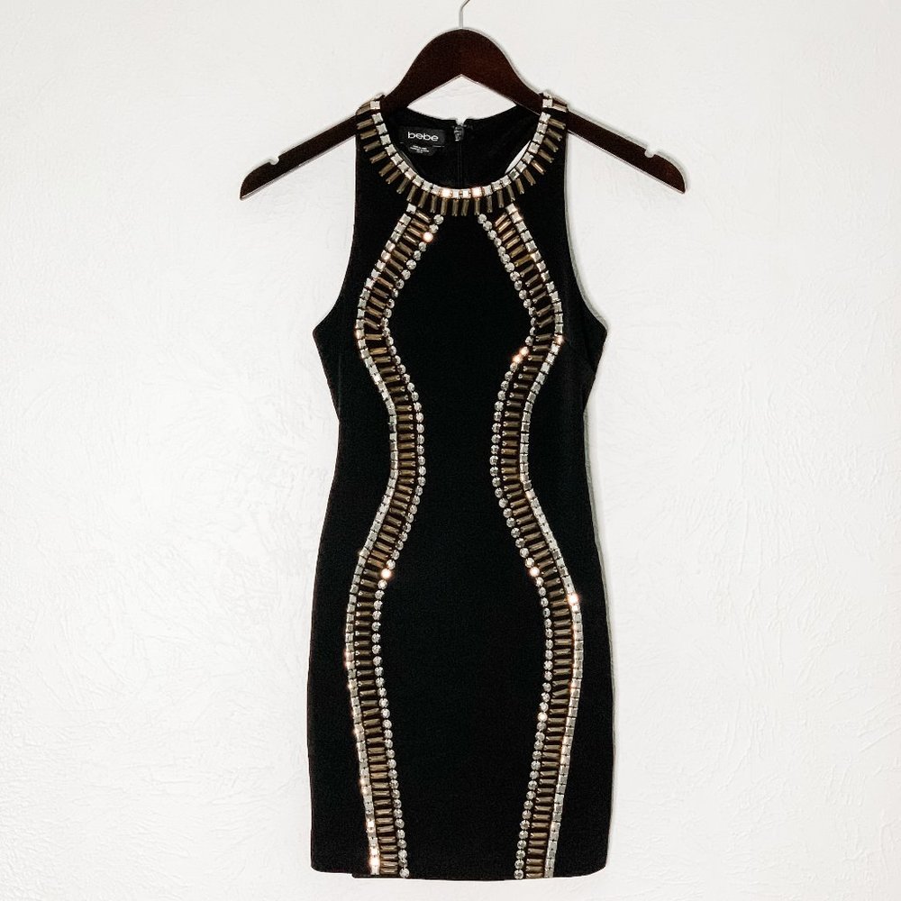 Bebe Black Mini Dress